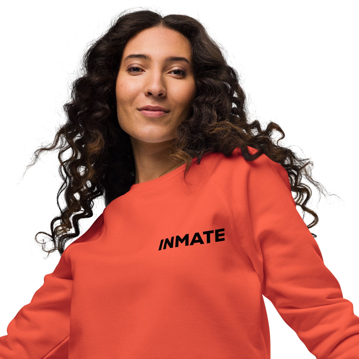 Felpa raglan in tessuto organico unisex INMATE