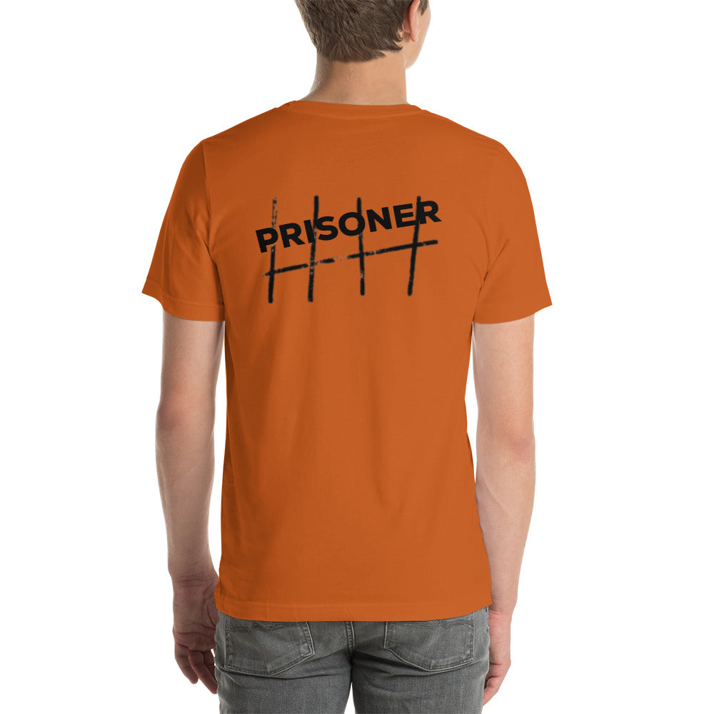 INMATE Prisoner Maglietta unisex con logo