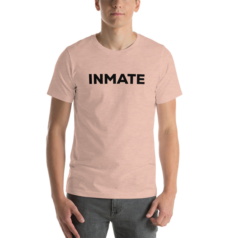 INMATE Prisoner Maglietta unisex con logo