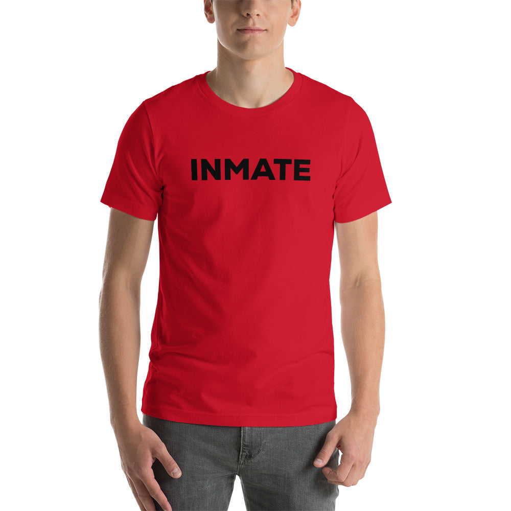 INMATE Prisoner Maglietta unisex con logo